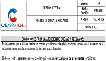 Cabarria IQA S.A.S